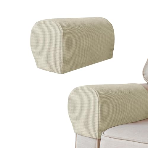 Fundas elásticas para sofá, funda suave para el reposabrazos, fundas lavables, protectores de apoyo, protectores de apoyo, fundas lavables, fundas protectoras para brazos, fundas protectoras para
