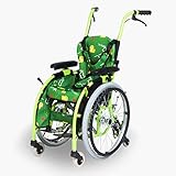 Begleitfahrradstuhl, Höhenverstellbare Fußstützen sind wegschwenkbar und abnehmbar.