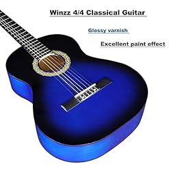 Winzz Guitare classique 4/4 Set Débutant – 39 Pouces Guitare Classique Kit Avec Cordes en Nylon pour Adultes, Enfants à… - Les Beatles, Paul McCartney, John Lennon, RIngo Starr, George Harrison Winzz Guitare classique 4/4 Set Débutant - 39 Pouces Guitare Classique Kit Avec Cordes en Nylon pour Adultes, Enfants à… – Image 4