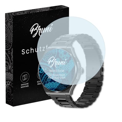 Bruni Screen Protector compatible with Knauermann Pro 3 Rund 2024 Protector Film, crystal clear Protective Film (2X)