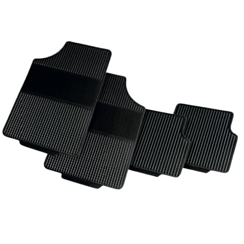 IN TPE GEPARDO SET 4 TAPPETI IN GOMMA TPE UNIVERSALI COMPATIBILI PER FIAT CROMA SET 4 TAPPETINI 4 PEZZI IN PLASTICA