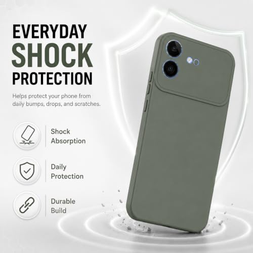 Image of FIRST MART Matte Silicone Back Cover for Nothing (4b) - Green