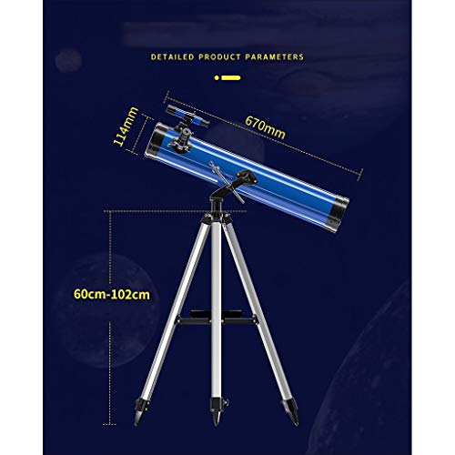Telescopio Astronómico para principiantes con trípode ajustable miniatura 7