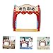 SUPVOX Shadow Puppet Theater Stage for Kids Storytelling Props for Kindergarten Portable Play Set for Family Shows and Creative Activities