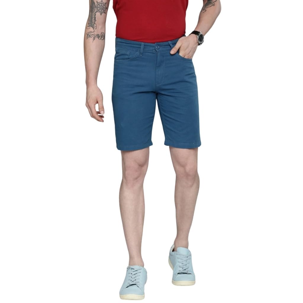 The Indian Garage Co Men Slim Fit Solid Mid-Rise Chino Shorts - Review, Price and Buying Guide