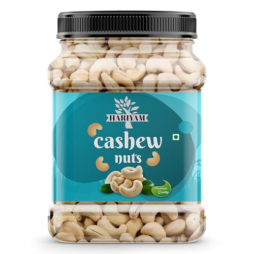 Image of Hariyam Box 100% Natural Premium Cashew Nuts /Kaju Whole Kernels - Crispy, Crunchy Kaju (1KG) - Diwali Gift Pack