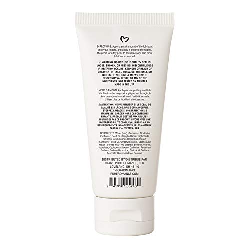 Pure Romance Whipped, Creamy Flavored Lubricant for Women and Men Who Want Tastier Intimate Interactions, Vanilla Cupcake, 3 Fl Oz - Thumbnail 2