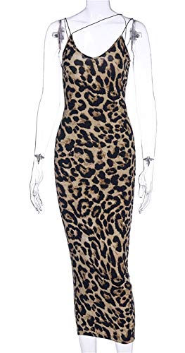 PRIMODA Women's Sexy Neon Asymmetrical Spaghetti Strap Dress Deep V-Neck Sleeveless Bodycon Midi Club Dress4