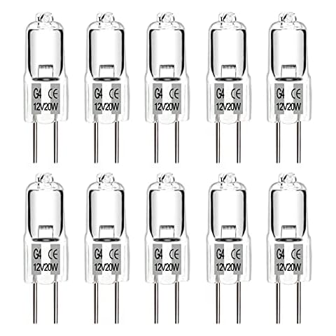 G4 20W 12V Dimmable Halogen Bulbs Cover