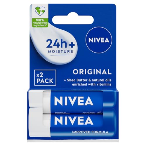 NIVEA Original Care Lip Balm Duo Pack (2x4.8g)