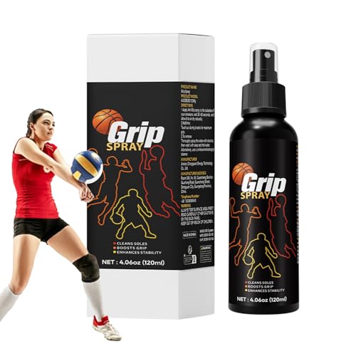 Mango de zapato Spray-Anti-Slip Sports Shoe Hustle and Bustle | Spray de agarre portátil de 120 ml | Cleaner de zapatilla Sohlen para lugares para acampar Winter Work Football Golf