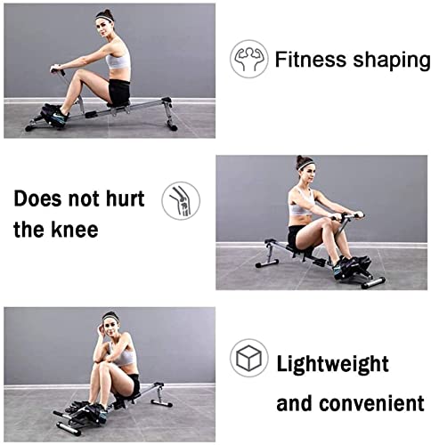 Image of Equipment Home Gym Home Rowing Machine Rowing Machines for Home use Foldable Orbital Rowing Machine LCD Monitor Incline Full Motion 330 lb W
