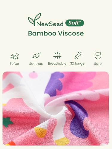 Image of Unisex Baby Bamboo Viscose Long Sleeve Romper, Cute Prints Zipper Footless Jumpsuit, Toddler One-Piece Outfits