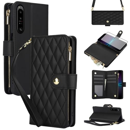 Housse Sony Xperia 1 IV avec porte-cartes et dragonne pour vos voyages