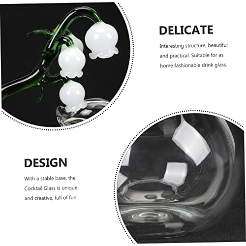 Tasse à cocktail transparent au design unique et élégant pour dîner - 6