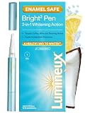 Lumineux 2-In-1 Teeth Whitening Pen, Removes Coffee & Tea Stains