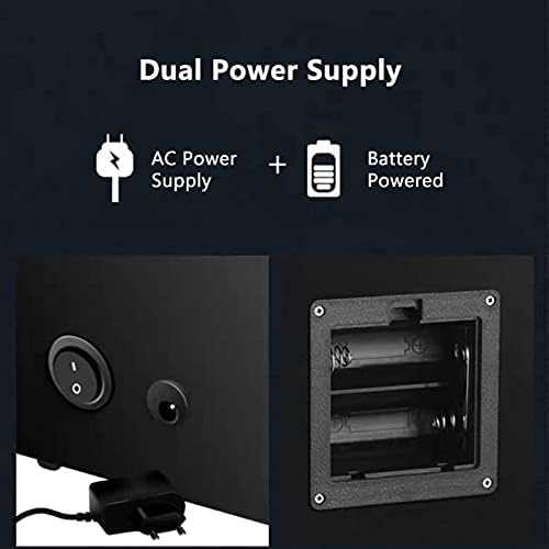 FENOKD Mechanical Watch Shaker Automatic Watch Winder Super Quiet Motor LED Backlight AC Adapter and Battery Powered Piano Paint Exterior Soft Watch Pillow