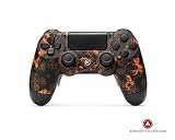 paddles x/o PS4 Slim DualShock 4 PlayStation 4 Wireless Controller - Custom AimController ReaperZ Orange with 4 Paddles. Upper Left Square, Lower Left X, Upper Right Triangle, Lower Right O
