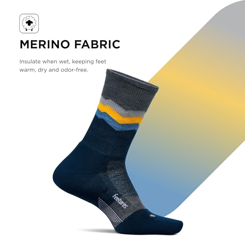 Feetures Merino 10 Max Cushion Mini Crew Sock - Wool Socks for Women & Men3