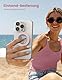 Handy Ring Halterung Magnetisch für MagSafe - Lamicall 360° Drehung Handy Griff Halter Fingerhalter für iPhone 16/15/14 Pro Max Plus, 13/12 Pro Max Mini, Smartphone mit Metallring, Zubehör für MagSafe