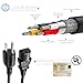 Chanzon UL Listed PC Power Cord Universal AC for Personal Computer,PC Monitor,Plasma bravia uhd Smart TV,Replacement 3 Prong NEMA 5-15P to IEC320C13 10A 125V Extension Cable 6ft
