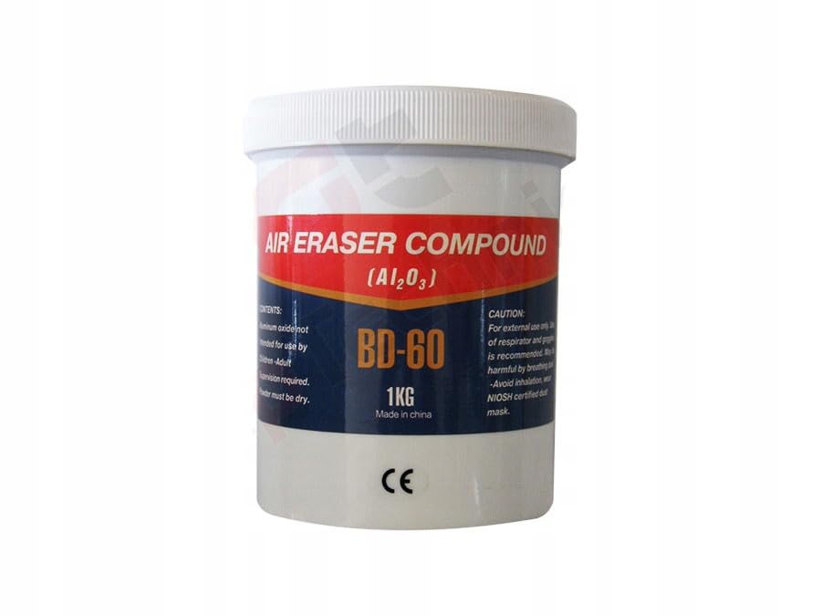 Arena de corindón para la mini pistola de chorro de arena, 1 kg