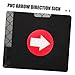 HANABASS 10pcs Reflective Arrow Direction Signs Trail Markers for Outdoor Camping Pathway Navigation Adhesive Stickers for Directional Guidance