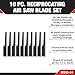 Performance Tool M555-24 Saw Blades 24 Teeth Per-Inch Bi-Metal Construction 10Pcs