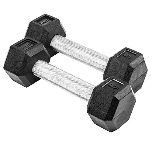 Rep Fitness Rubber Hex Dumbbell