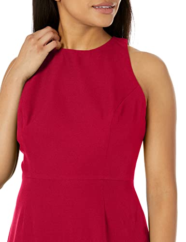 Image of Dress the Population Women's Emme High Neck Tie Back Body Con Midi Dress