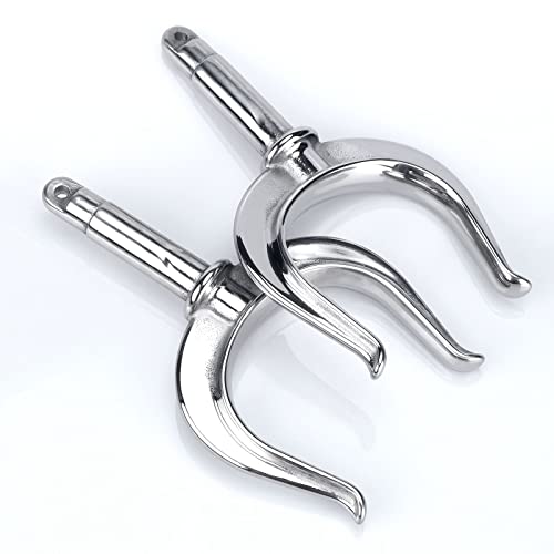 Marinebaby 316 Stainless Steel Boat Oarlock Rowlock Oar Socket for Small Boat Dinghy Canoe Dinghy Lifeboat2PCS (U Cup Oarlock Support)
