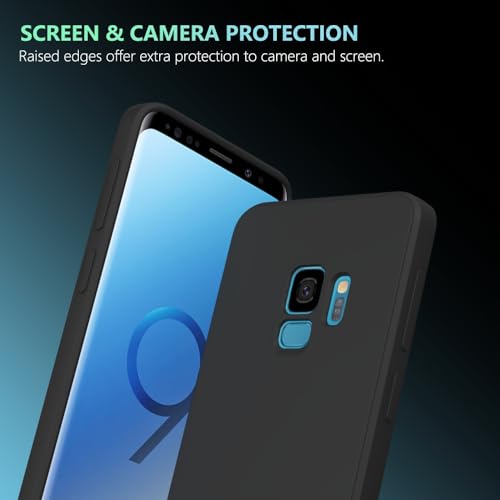 Image of for Samsung Galaxy S9 Plus Case Black, Scratch Resistant with Soft Touch, Slim Thin Phone Cover for Samsung Galaxy S9 Plus