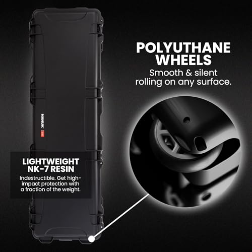 Image of NANUK Hard Case with Foam & Wheels - 30 inch to 55 inch Long, Customizable Foam Insert, IP67 Waterproof & Crushproof, Rugged Construction for Ultimate Protection, Made in Canada