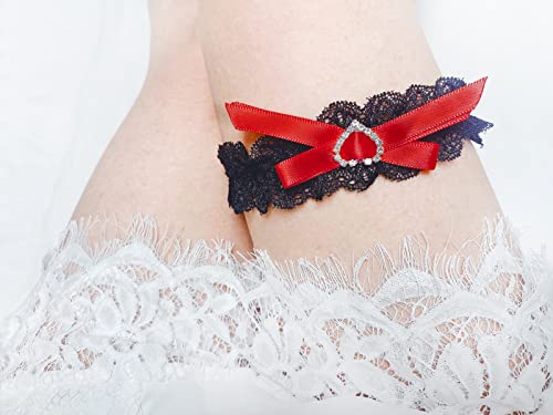 Image of Blue Garters for Bride Wedding Garter Set for Bride Bridal Garter Leg Thigh Blue