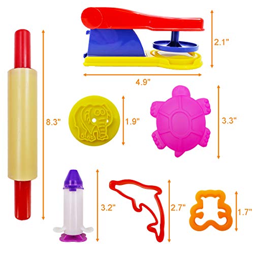 45PCS Dough Tools Set for Kids