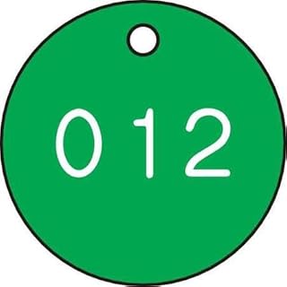 Valve Tag Application General Purpose, Tag Shape Round,Numbered Tag, Number Sequence 201-300,2041003855