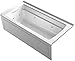KOHLER 1949-LAW-0 Archer 66-Inch x 32-Inch Alcove Whirlpool with Bask Heated Surface, Integral Apron, Tile Flange and Left-Hand Drain, White