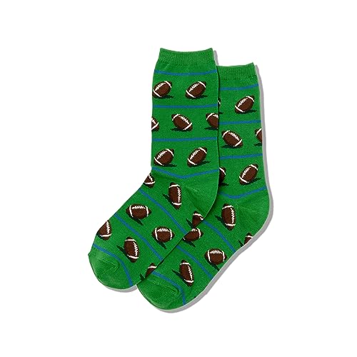 Hot Sox Women's Football Socks 1 Pair, Green, Women's 4-10