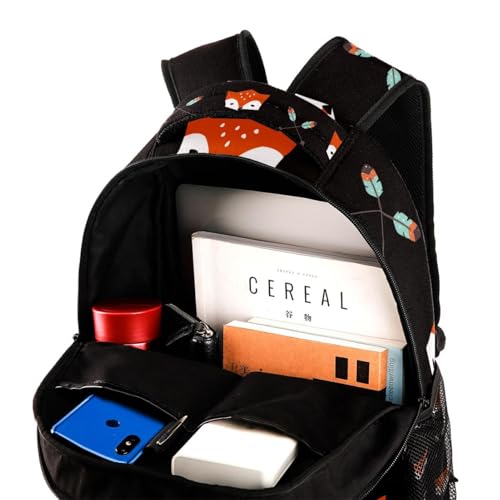 Sac de voyage décontracté renard multicolore pour les sorties week-end