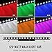 LED Stage Wash Light: 120W RGBW Individually Controlled DMX Light Bar - 114 Colorful Chase Programs & 15 Static Colors - Sound Activated DMX Control for DJ Parties Club Event Gig Bar Music Live Show