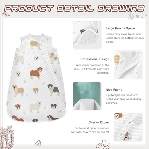 Image of vvfelixl Bright Funny Dinosaurs Baby Sleeping Bag Sleep Sack,Baby Wearable Blanket Sleep Suit for 0-6 Months
