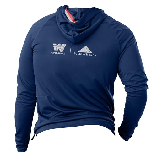 WEATHERMAN Sun Hoodie Men’s – Lightweight Long Sleeve UPF 50+ Quick Dry Shirt for Fishing, Hiking, Outdoors2