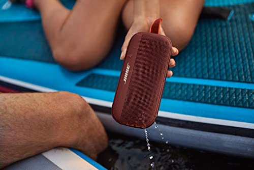 Image of Bose SoundLink Flex Bluetooth Portable Speaker, Wireless Waterproof Speaker for Outdoor Travel -Carmine Red (Renewed)