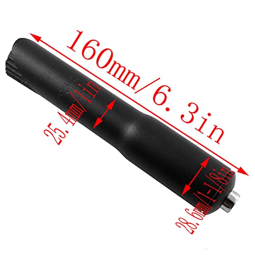 Lq Industrial Bike Fork Stem Extender 25.4Mm/1 Inch Black Aluminum Alloy Road Mountain Bike Bicycle Stem Riser Adapter For 1-1/8" Threadless Steerer Tubes #TOP1