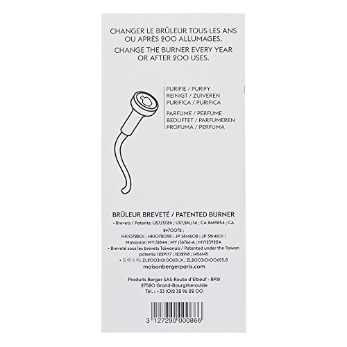 Premium Penguin Lampe Berger Orange Cinnamon Fragrance Refill for Home Fragrance Oil Diffuser Bundle - 16.9 Fl Oz (500mL) - Comes with a Wick Burner and Lamp Instructions Postcard
