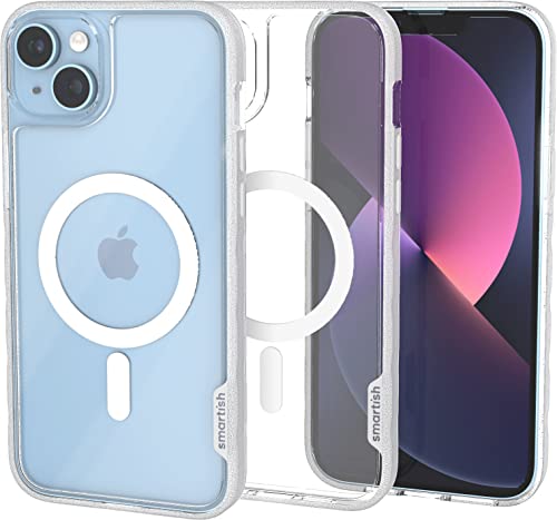 Image of Smartish iPhone 14 Plus Slim Case - Gripmunk Compatible with MagSafe [Lightweight + Protective] Thin Grip Cover - Nothin' to Hide