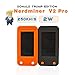 NerdMiner V2 Pro 250KH/s T-Display S3 Bitcoin Solo Lottery Miner - Low Power Consumption, WiFi, USB-C 3.125 BTC Winning Potential – Ideal for Home Mining (Orange)