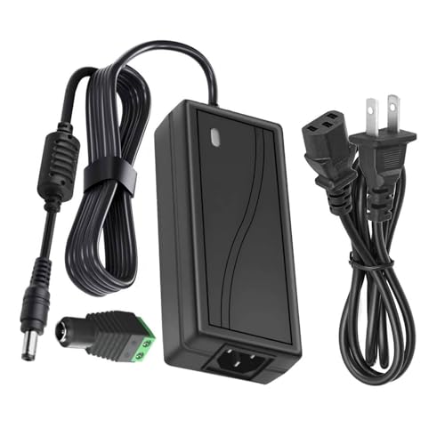 Image of Power Supply, 24V Power Transformers, AC 100-240V to DC 24V 5A Power Supply LED Adapter, 120 Watt Max, for LED Strip Neon Rope String Lights, Computer Project, Recorder, TV Screen