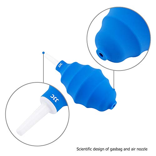 JJC Soft Compressed Air Dust Blower Blaster Cleaner for DSLR Mirrorless Compact Camera CCD CMOS Sensor Lens Filter Comptuter Keyboard Monitor Laptop Notebook Screen Glasses Optical Instrument Cleaning