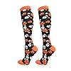 Halloween Compression Socks for Women Girl & Men, 20-30mmhg Copper Fit Support Medical Socks, Knee High Compression…